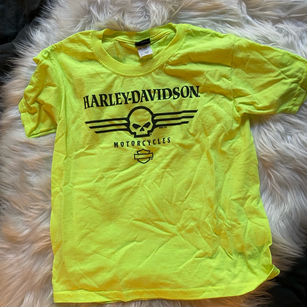Harley Davidson Neon Shirt Children’s Small